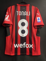 【2021/22】ACミラン(H)/ CONDITION:A / SIZE:M / #8 / TONALI / セリエAパッチ