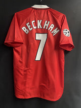 【1998/99】マンチェスター・ユナイテッド(UCL/Home)/ CONDITION:A / SIZE:M / #7 / BECKHAM / UCLパッチ