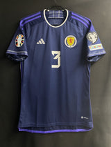 【2022】スコットランド代表(H)/ CONDITION:New / SIZE:L(日本規格)/ #3 / ROBERTSON / EURO2024予選、UEFA Foundation、プレイ・ウィズ・ハートパッチ