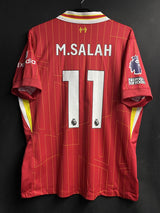 【2024/25】リバプール(H)/ CONDITION:A / SIZE:L / #11 / M.SALAH / プレミア、No room for racismパッチ