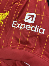【2024/25】リバプール(H)/ CONDITION:A / SIZE:L / #11 / M.SALAH / プレミア、No room for racismパッチ
