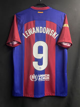 【2023/24】バルセロナ(H)/ CONDITION:A / SIZE:L / #9 / LEWANDOWSKI / リーグ優勝パッチ