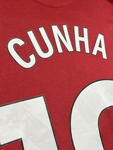 【2025/26】マンチェスター・ユナイテッド(H)/ CONDITION:A / SIZE:M(日本規格)/ #10 / CUNHA / プレミア、No room for racismパッチ / オーセンティック