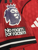 【2025/26】マンチェスター・ユナイテッド(H)/ CONDITION:A / SIZE:M(日本規格)/ #10 / CUNHA / プレミア、No room for racismパッチ / オーセンティック