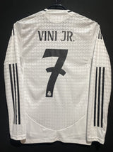 【2024/25】レアル・マドリード(H)/ CONDITION:NEW / SIZE:S(日本規格)/ #7 / VINI JR. / オーセンティック