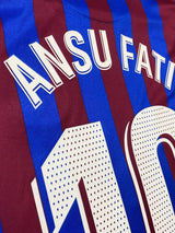 【2021/22】バルセロナ(H)/ CONDITION:A / SIZE:XL / #10 / ANSU FATI / ラ・リーガパッチ
