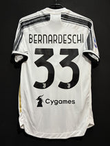 【2020/21】ユベントス(H)/ CONDITION:NEW / SIZE:L(日本規格)/ #33 / BERNARDESCHI / セリエA仕様 / オーセンティック