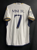 【2023/24】レアル・マドリード(H)/ CONDITION:B / SIZE:XL(日本規格)/ #7 / VINI JR. / UCL仕様 / オーセンティック