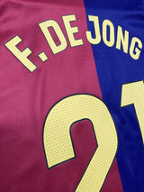 【2024/25】バルセロナ(H) / CONDITION:New / SIZE:M / #21 / F.DE JONG / ラ・リーガパッチ