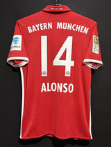 【2016/17】バイエルン(H)/ CONDITION:A / SIZE:S / #14 / ALONSO / ブンデスリーガ仕様