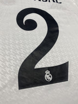 【2024/25】レアル・マドリード(H)/ CONDITION:New / SIZE:XL(日本規格)/ #2 / CARVAJAL / UCL仕様