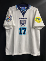 【1996】イングランド代表(H)/ CONDITION:A / SIZE:L / #17 / McMANAMAN / EURO1996パッチ