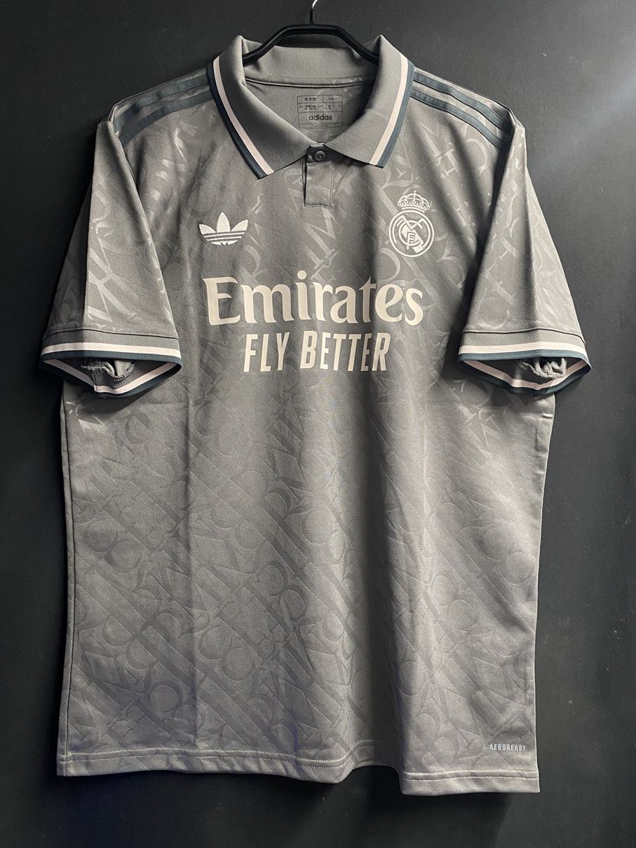 adidas レアル・マドリード 3rdJP Lサイズ グレー 2024/25】レアル・マドリード（3rd）/ CONDITION：New / SIZE：3XL