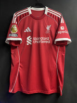 【2025/26】リバプール(H)/ CONDITION:A / SIZE:2XL(日本規格)/ #22 / EKITIKE / プレミア優勝、No room for racismパッチ