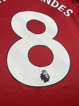 【2025/26】マンチェスター・ユナイテッド(H)/ CONDITION:A / SIZE:2XL(日本規格)/ #8 / B.FERNANDES / プレミア、No room for racismパッチ
