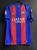 【2016/17】バルセロナ(H) / CONDITION:A- / SIZE:S / #10 / MESSI / UCL仕様