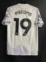 【2025/26】マンチェスターユナイテッド(A) / CONDITION:New / SIZE:M(日本規格)/ #19 / MBEUMO / プレミア、No room for racismパッチ / オーセンティック
