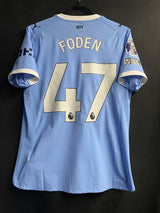 【2025/26】マンチェスター・シティ(H)/ CONDITION:A / SIZE:S / #47 / FODEN / プレミア、No room for racismパッチ / オーセンティック