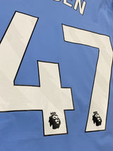 【2025/26】マンチェスター・シティ(H)/ CONDITION:A / SIZE:S / #47 / FODEN / プレミア、No room for racismパッチ / オーセンティック