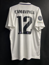 【2022/23】レアル・マドリード(H) / CONDITION:A / SIZE:XO(日本規格)/ #12 / CAMAVINGA / UCL仕様