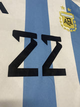 【2022】アルゼンチン代表(H)/ CONDITION:A / SIZE:L / #22 / L.MARTINEZ