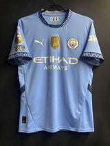 【2024/25】マンチェスター・シティ(H)/ CONDITION:A / SIZE:M / #17 / DE BRUYNE / プレミア、クラブW杯優勝、No room for racismパッチ