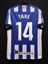 【2025/26】レアル・ソシエダ(H)/ CONDITION:NEW / SIZE:M / #14 / TAKE / ラ・リーガパッチ / 胸スポンサーなし