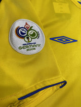 【2006】スウェーデン代表(H)/ CONDITION:New / SIZE:L / #11 / LARSSON / 2006W杯、イングランド戦パッチ