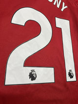 【2023/24】マンチェスター・ユナイテッド(H)/ CONDITION:A / SIZE:XL(日本規格)/ #21 / ANTONY / プレミア、No room for racismパッチ