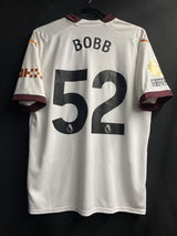 【2023/24】マンチェスター・シティ(A)/ CONDITION:New / SIZE:L / #52 / BOBB / プレミア優勝、No room for racismパッチ