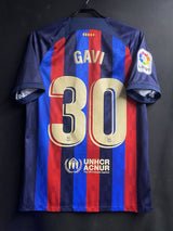 【2022/23】バルセロナ(H)/ CONDITION:A- / SIZE:M / #30 / GAVI / ラ・リーガパッチ
