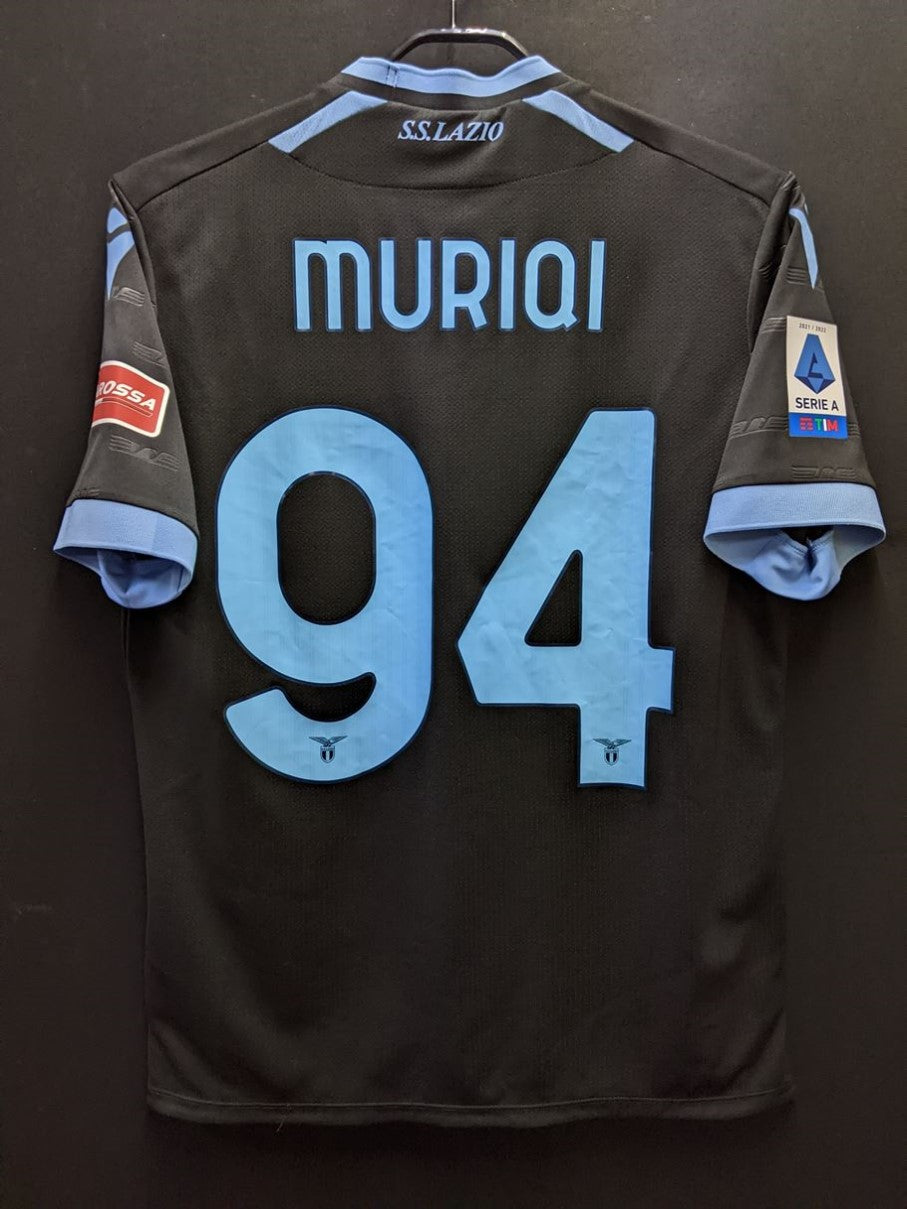 【2021/22】ラツィオ（3RD）/ CONDITION：A / SIZE：S / #94 / MURIQI / セリエA、袖スポンサーパッチ