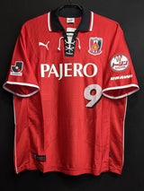 【2002】浦和レッズ(記念)/ CONDITION:New / SIZE:L-O(日本規格) / #9 / 福田正博氏引退記念