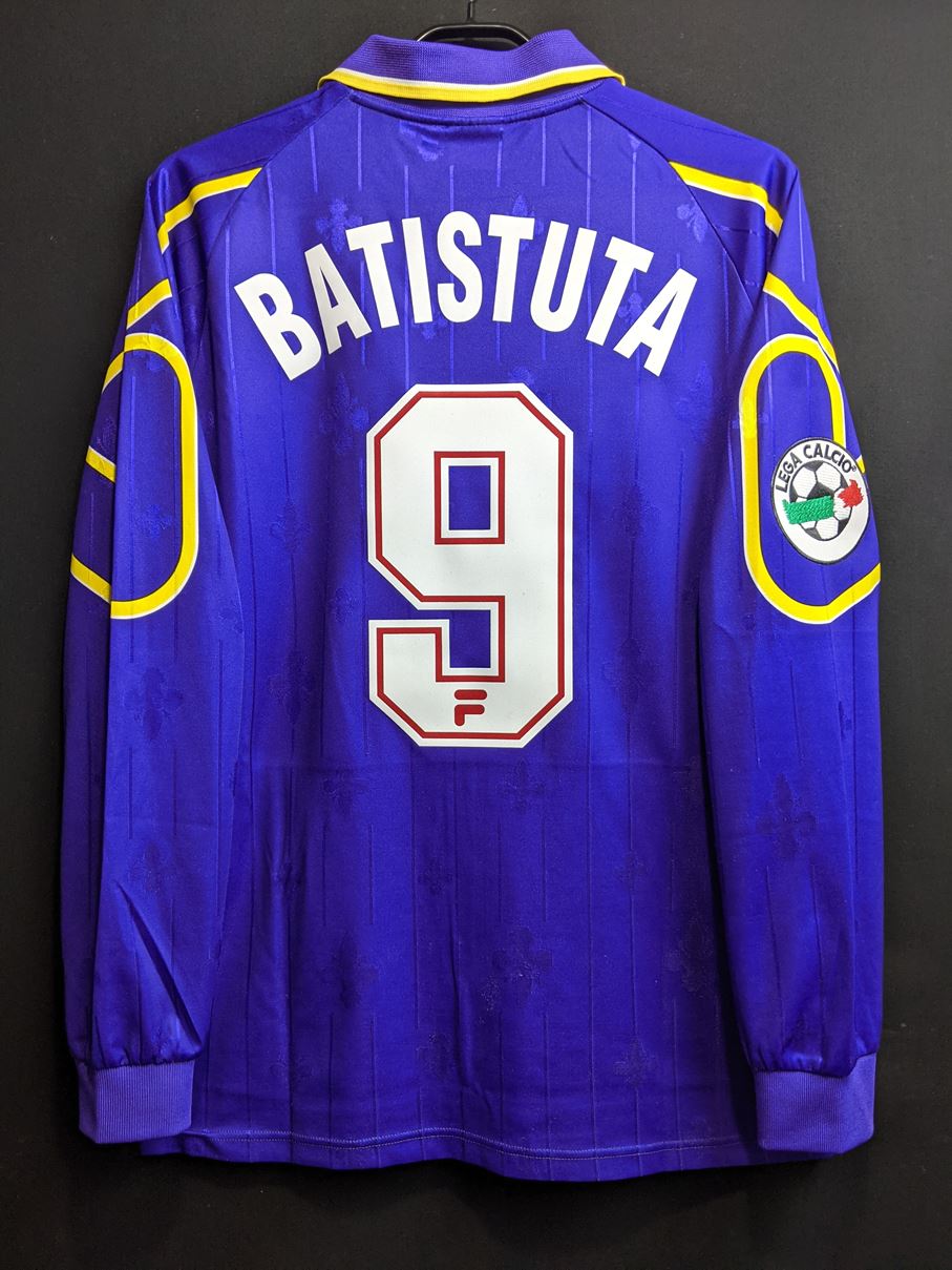 フィオレンティーナ96/97ユニフォームAWAYバティストゥータ#9アルゼンチン フィオレンティーナ96/97ユニフォームAWAYバティストゥータ#9