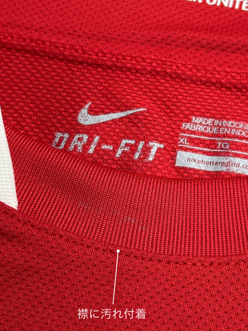 【2011/12】マンチェスター・ユナイテッド（H）/ CONDITION：B+ / SIZE：XL / #18 / SCHOLES / テスティモニアル・マッチ仕様