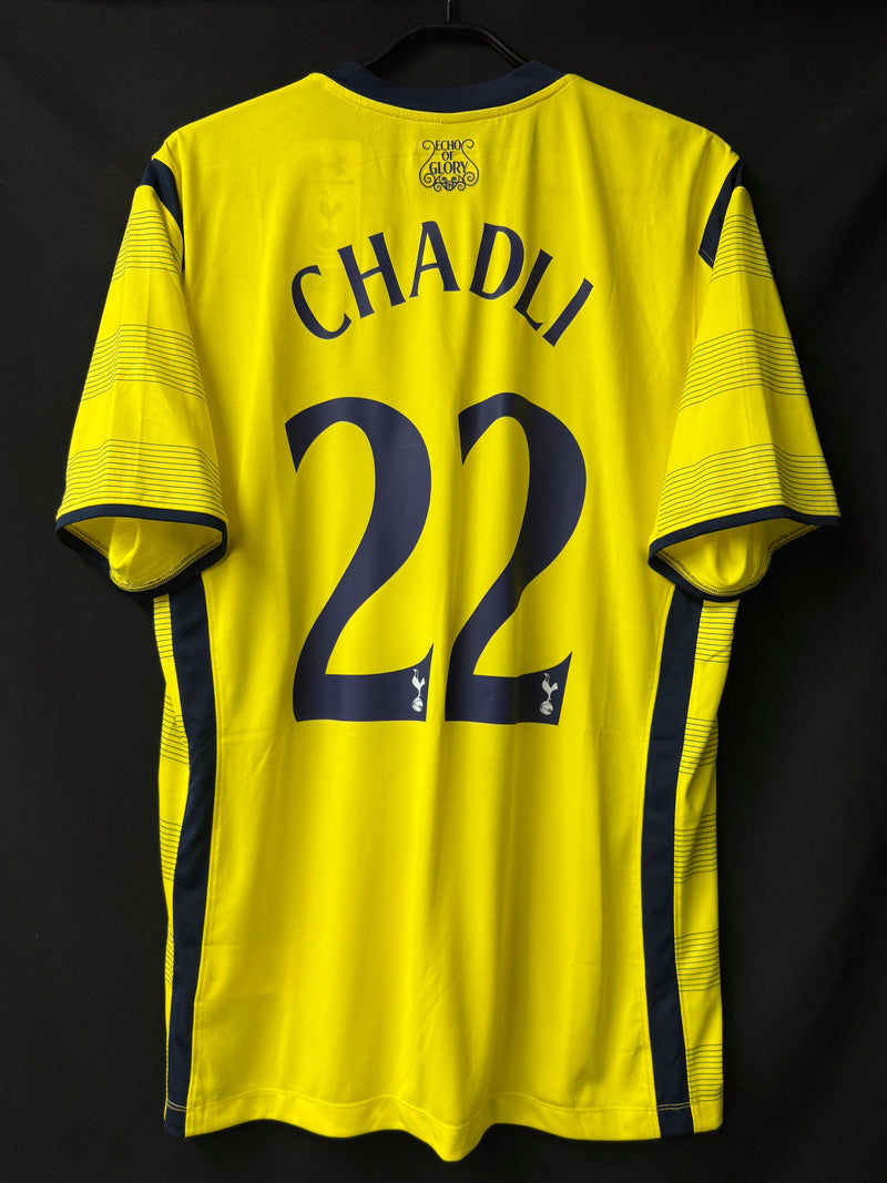 【2014/15】トッテナム（3rd）/ CONDITION：NEW / SIZE：XL / #22 / CHADLI / カップ戦用マーキング