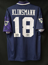【1994/95】トッテナム（A）/ CONDITION：B+ / SIZE：L / #18 / KLINSMANN / プレミアパッチ（サイズ小）