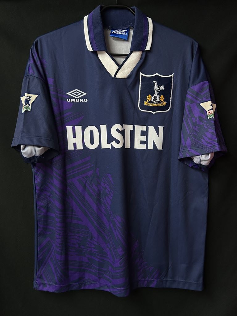 【1994/95】トッテナム（A）/ CONDITION：B+ / SIZE：L / #18 / KLINSMANN / プレミアパッチ（サイズ小）