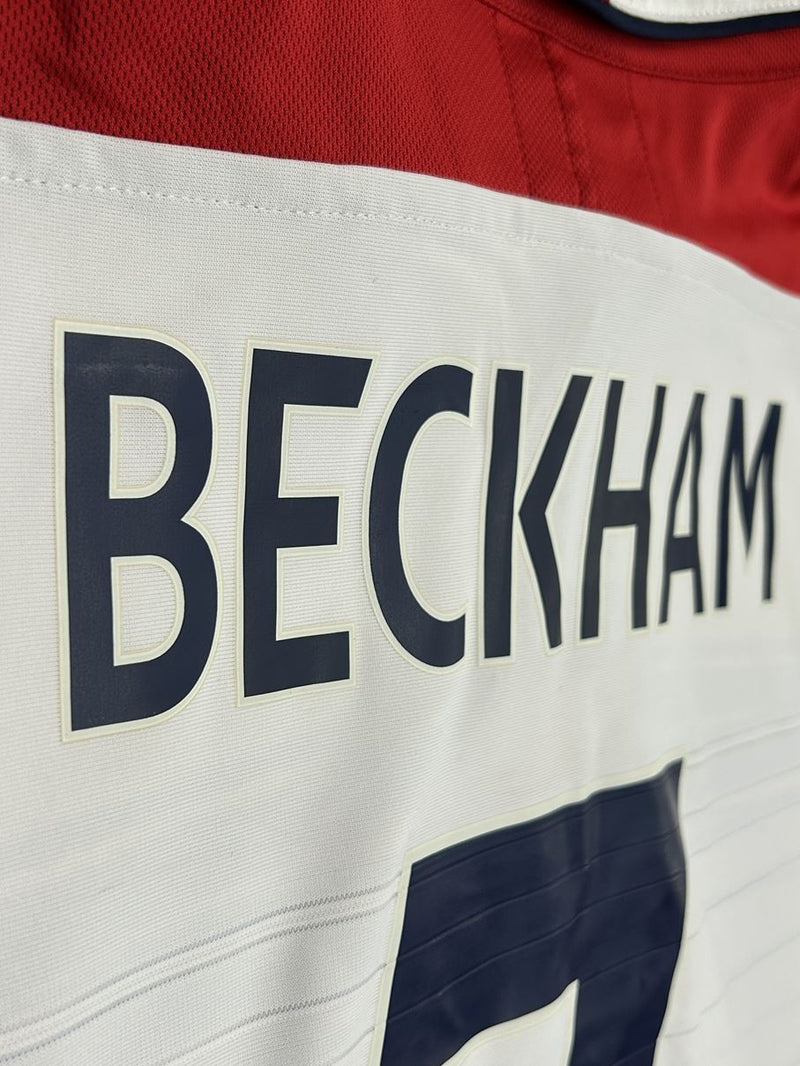 【2004】イングランド代表（H）/ CONDITION：B+ / SIZE：XL / #7 / BECKHAM / ドイツW杯予選ウェールズ代表戦仕様
