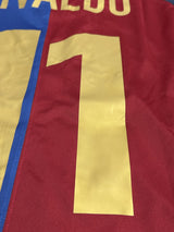 【1999/2000】バルセロナ（H）/ CONDITION：New / SIZE：M / #11 / RIVALDO / クラブ100周年 / 復刻版