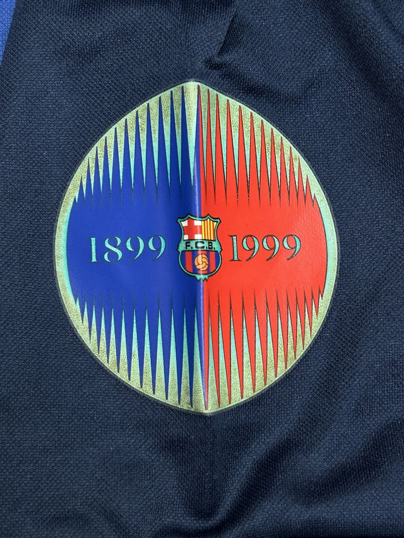【1999/2000】バルセロナ（H）/ CONDITION：New / SIZE：M / #11 / RIVALDO / クラブ100周年 / 復刻版
