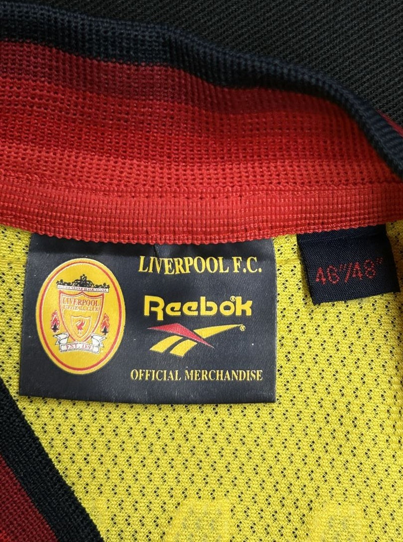 【1997/99】リバプール（A/3rd）/ CONDITION：B+ / SIZE：XL(46/48) / #7 / McMANAMAN / プレミアパッチ（小サイズ）/ 小サイズマーキング