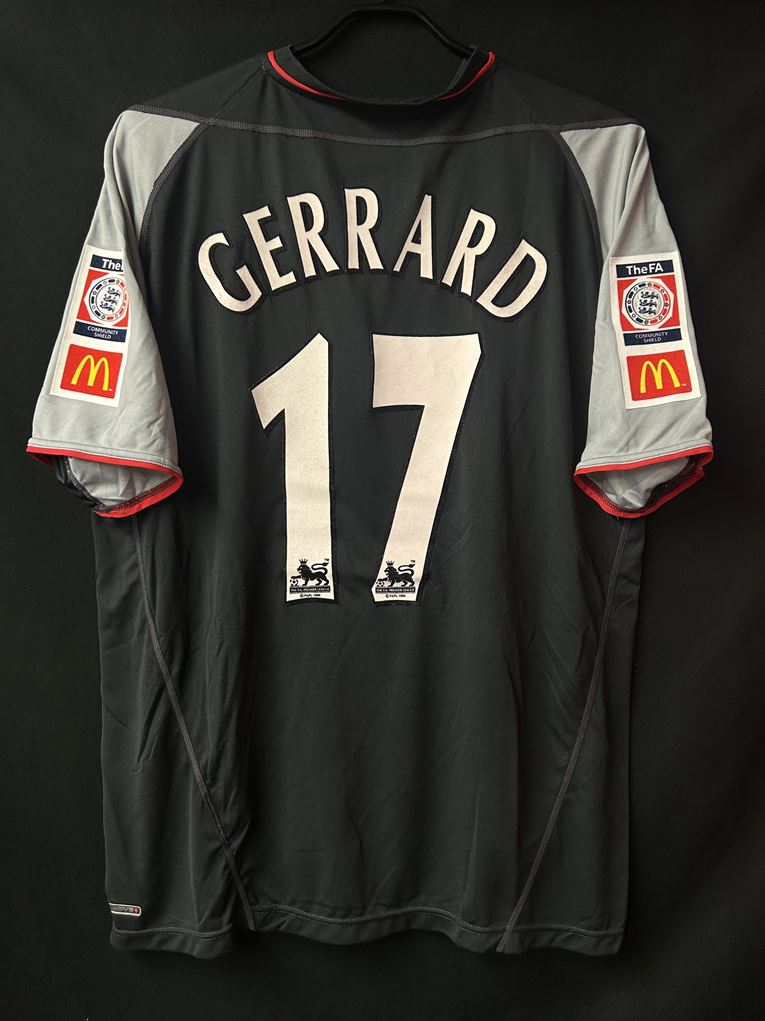 【2002】リバプール（A）/ CONDITION：B+ / SIZE：XL / #17 / GERRARD / FAコミュニティ・シールドパッチ