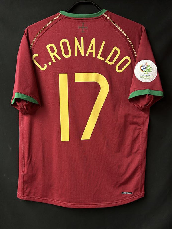 【2006】ポルトガル代表（H）/ CONDITION：B+ / SIZE：M / #17 / C.RONALDO / ドイツW杯パッチ