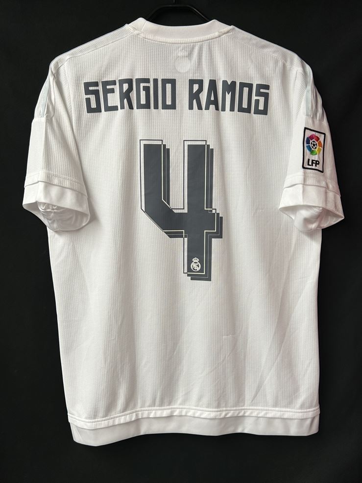 【2015/16】レアル・マドリード（H）/ CONDITION：B+ / SIZE：L / #4 / SERGIO RAMOS