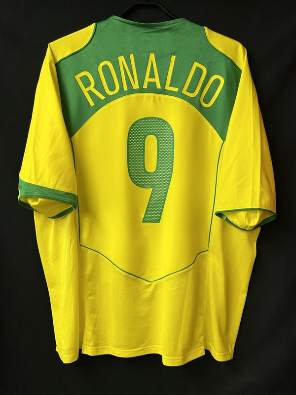 【2004/05】ブラジル代表（H）/ CONDITION：B+ / SIZE：XXL / #9 / RONALDO