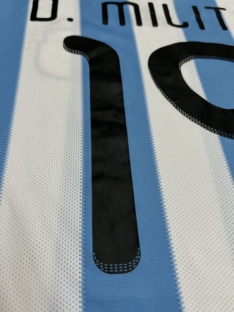 【2010】アルゼンチン代表（H）/ CONDITION：B+ / SIZE：L / #19 / D.MILITO / 南アフリカW杯パッチ