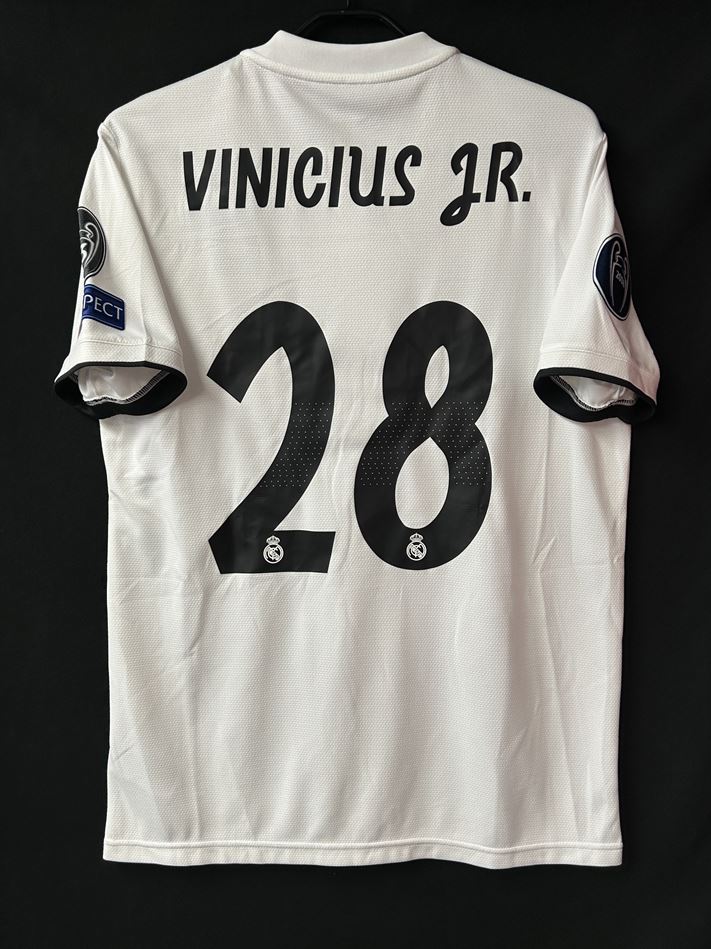 【2018/19】レアル・マドリード（H）/ CONDITION：NEW / SIZE：M / #28 / VINICIUS JR. / UCLフル仕様