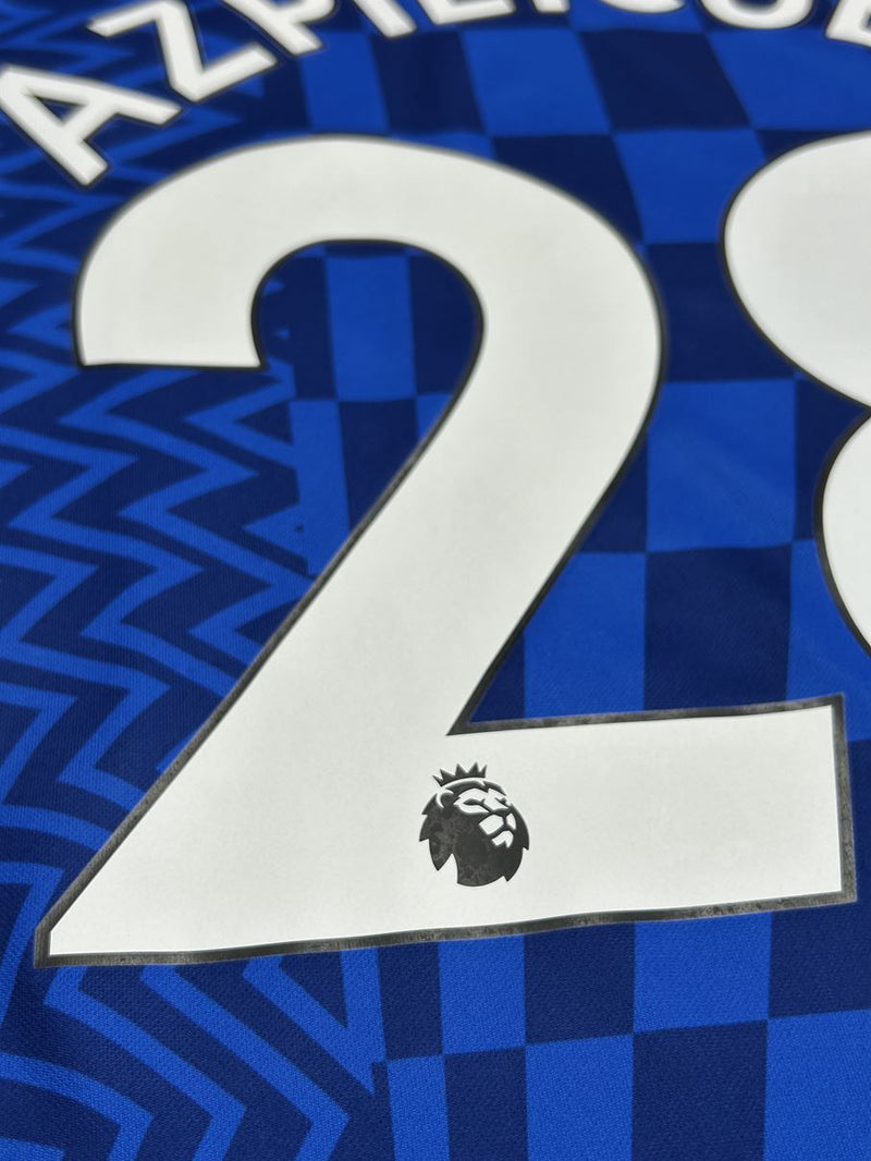 【2021/22】チェルシー（H）/ CONDITION：A / SIZE：L / #28 / AZPILICUETA / プレミア・NO ROOM FOR RACISMパッチ
