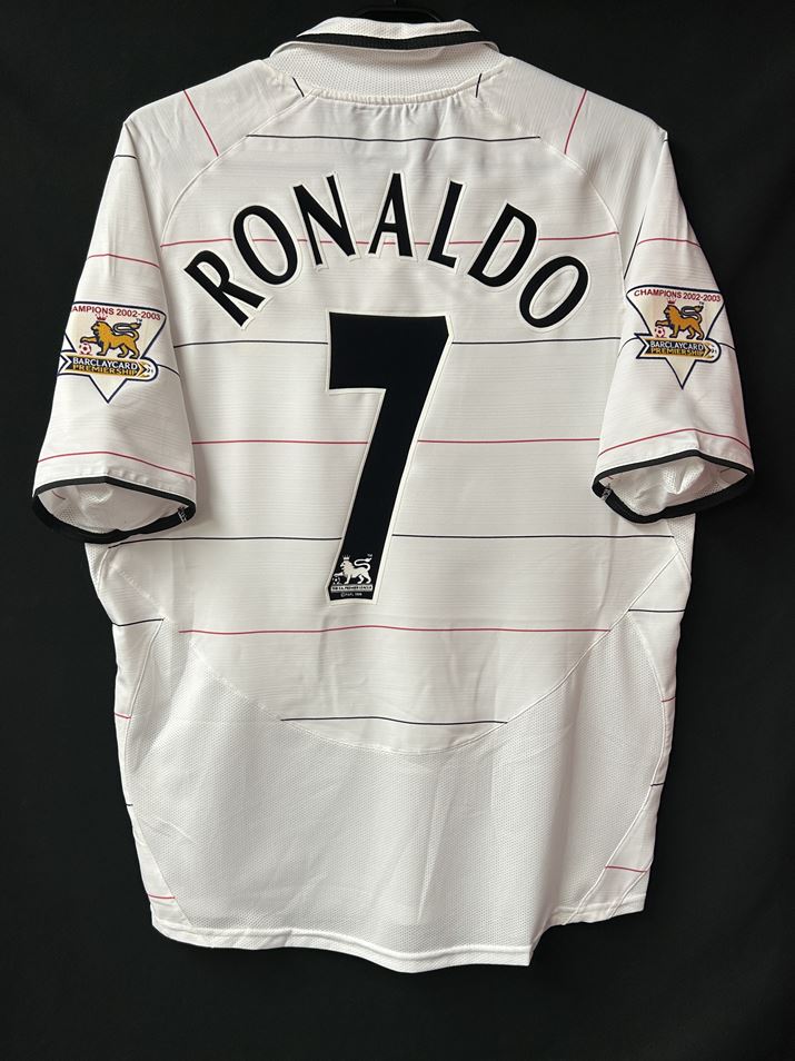 【2003/04】マンチェスター・ユナイテッド（3rd）/ CONDITION：B+ / SIZE：M / #7 / RONALDO / プレミア優勝パッチ
